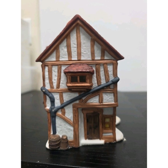 Vtg DEPT 56 DICKENS Village 1987 THE OLD CURIOSITY SHOP Lighted Building 5905-6. - Picture 2 of 10